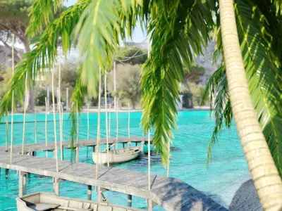 Exterior 002 Beach 3D model