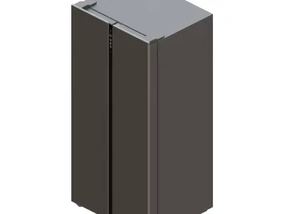 Side By Side Refrigerator 3D model