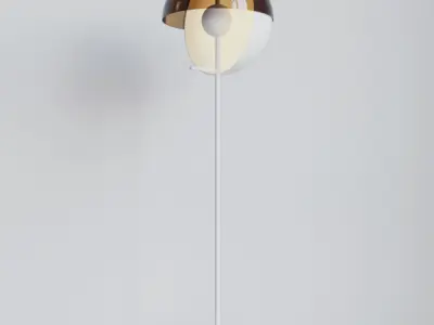 Theia P LED Floor Lamp by Mathias Hahn from Marset 3D model