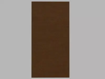 Black And Brown Vintage Sideboard Buffet Low-poly 3D model