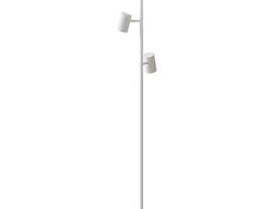 NIMONE Floor lamp with 3 lamps white 3D model