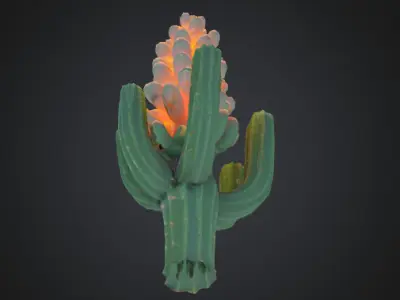 Scifi Fantasy Plant 3D model