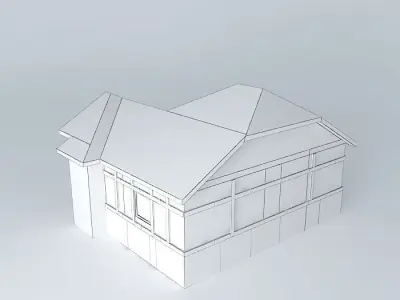 European Cottage Free 3D model
