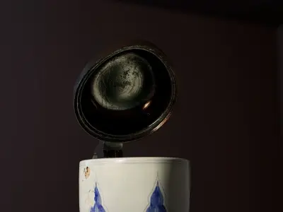 Vermeer delftware water jug Free 3D model