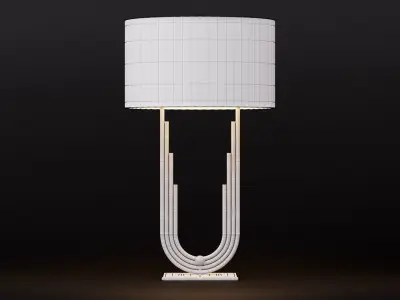 Lamp art deco 3D model