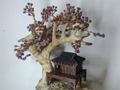 Japanese Model For Aquarium and Terrarium  Free 3D print model