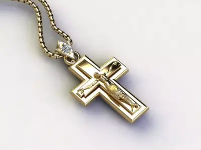 Jesus Christ Pendant  3D print model