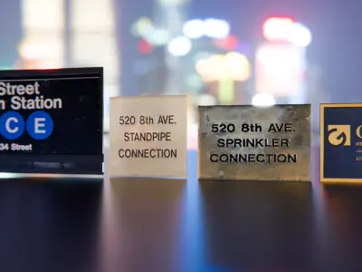 New York Street Props Low-poly 3D model