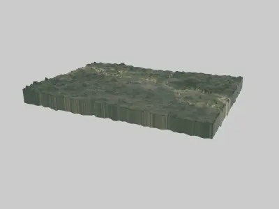 Patna City Low-poly 3D model