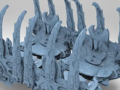 Wraith Hive base Bridge 2  3D model