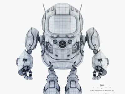 HUGE CUTE ROBOT I 3D model