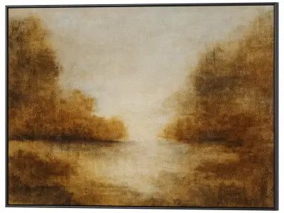 Set of 3 Abstract Paintings in Frames - Different Sizes 3D model buy
