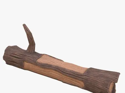  Cartoon snag 3D model