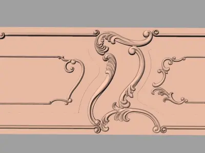 3D carved model furniture 3D design used for artcam aspire E791 3D model