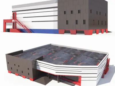 Shopping center 3D model order