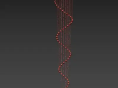 Chandelier Tesoro H 1 4 45 203 N 3D model