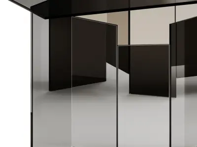 Tonelli Design METROPOLIS Rectangular console table 3D model