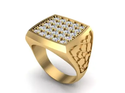 Jewelry ring 424 3D print model