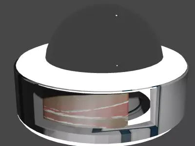 Futuristic Sci Fi Spaceship 3D model