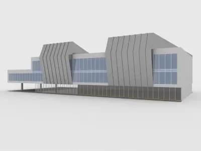 Office 4 Building 3D model