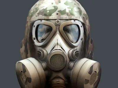helmet 3d model military combat Low-poly Low-poly Low-poly 3D model