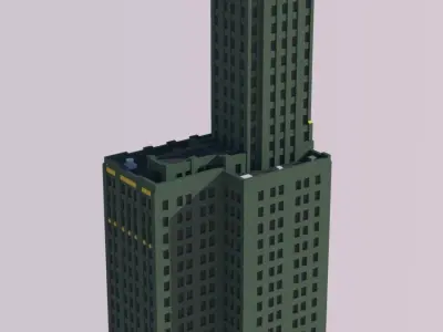 Carbide and Carbon Building 3D print model