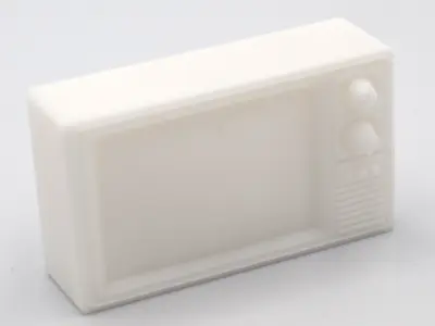 miniature Retro TV  3D print model