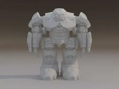 Hulk Buster  Low-poly 3D model