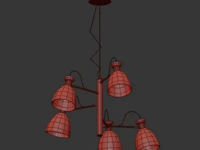Gent chandelier 3D model