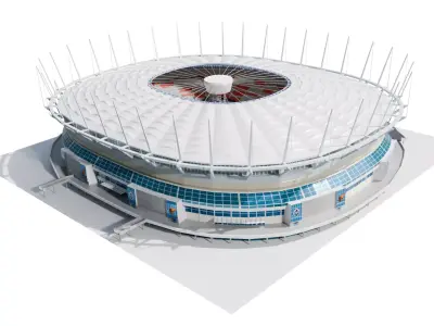 Bc Place Stadium 3D 3D model
