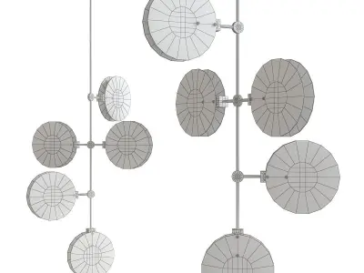 Nebulae Chandelier 3d model Low-poly 3D model