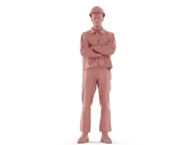 Eric posed 2 3D model