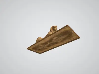 3D Sphinx Model - Realistic Ancient Monument Asset 3D model