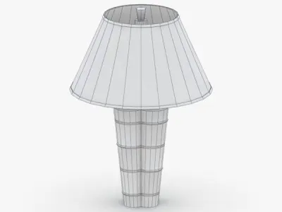 1370 - Table Lamp Low-poly 3D model