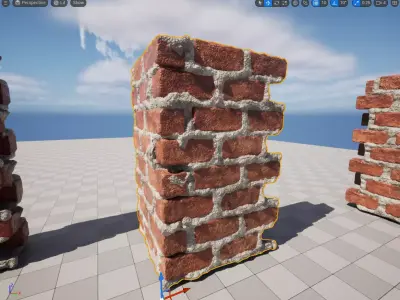 MODULAR WALL Low-poly 3D model purchase