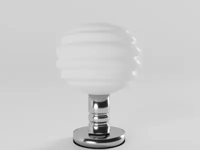 Retro Table Lamp 3D model