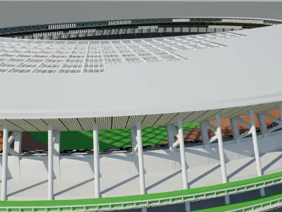2020 Olympics Tokyo Stadium 3D model