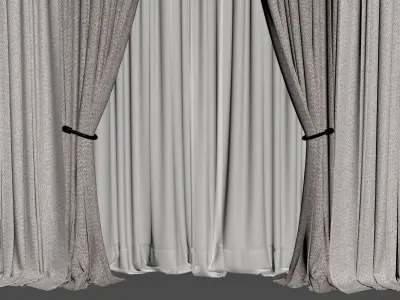 Curtain 10 3D model