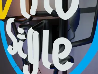 Neon Sign - Old Style Brewing 3D model