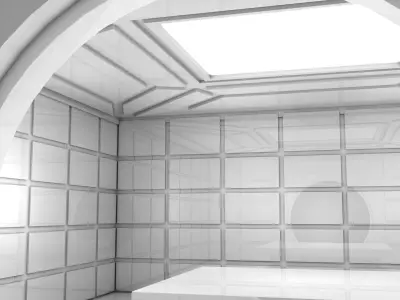 Sci Fi Vault 3D model