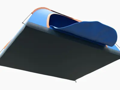 Camping tent 3D model