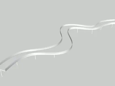 Silk Bridge 3D model