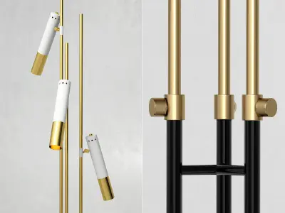 Ike Floor Lamp 3D model