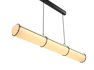 Endless Straight Pendant Light 3D model