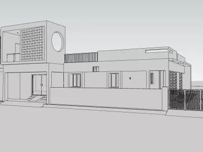 Modern Hospital Building-Lumion 11 Scene -Low-Poly 3D Model 3D model