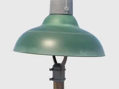 Vintage Lamp Post 3D model