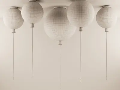 Chandelier for a childrens room Free 3D model