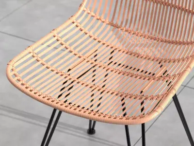 Rattan Chair 3D model