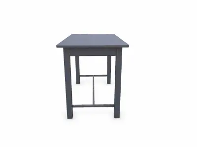  Simple Old Metal Table Low-poly PBR 