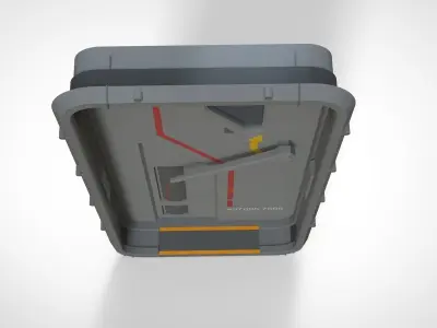 sci fi door 14 3D model